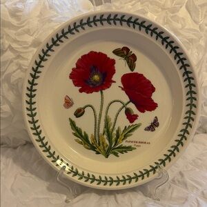 Portmeirion Red Poppy Dinner Plate